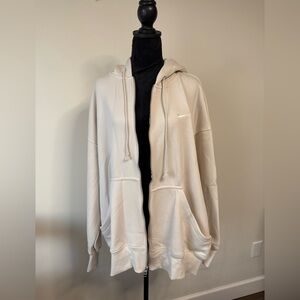 NWT Nike Women’s Zip Up Cream Sweater